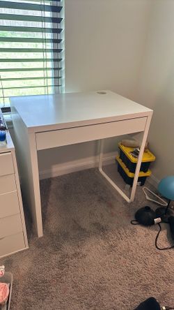 IKEA white desk