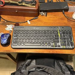 Logitech K360 keyboard and Wireless Mouse 
