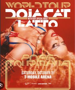 2 Floor Seat Tickets to Doja Cat’s Tour Ma Vie World Tour