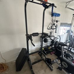 Pull Up, Dips, Abs Home Gym Power Tower