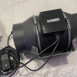 AC INFINITY AIR DUCT FAN 4” With Carbon Filter 