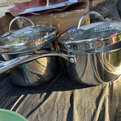 Princess House Set Of 2 Pots 