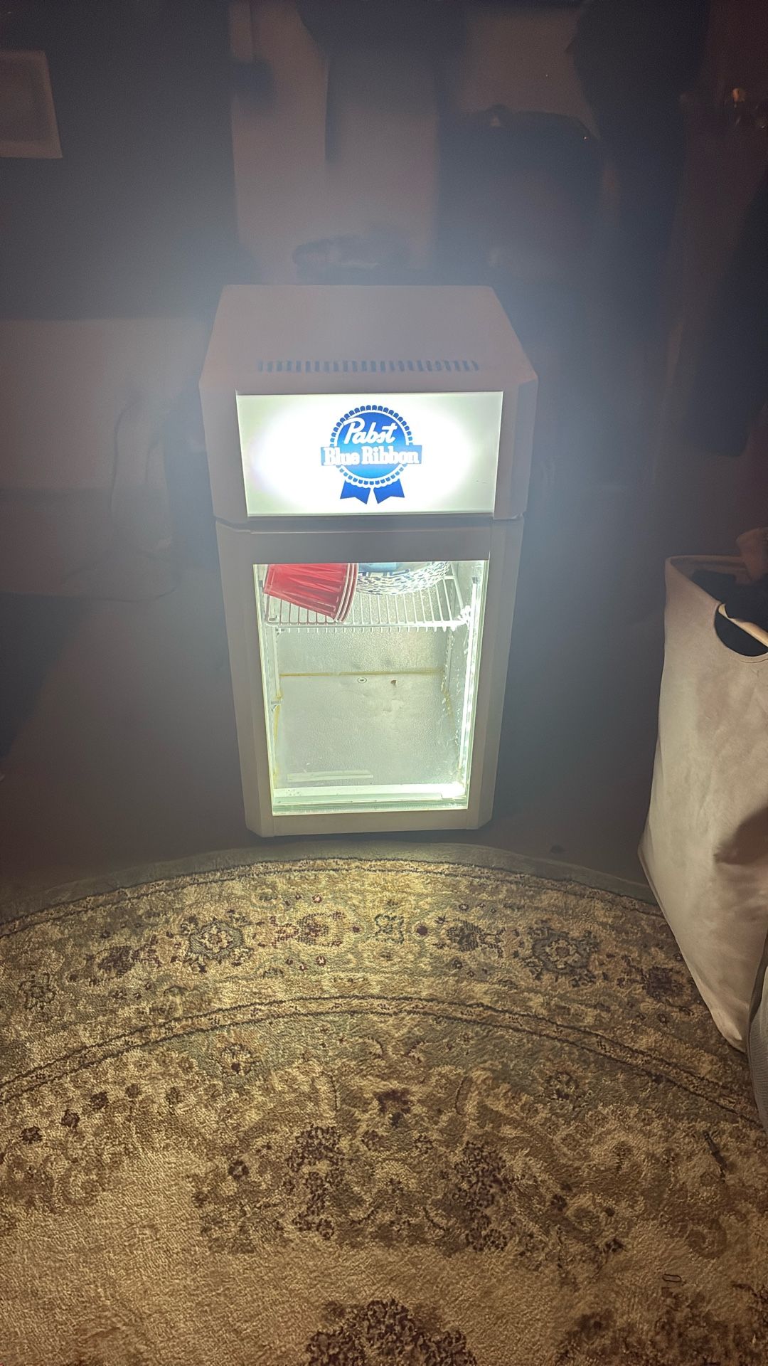 Pabst Blue Ribbon Mini Fridge
