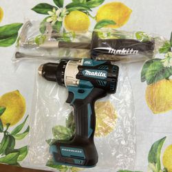 Makita Brushless 1/2” Hammer 🔨 Drill, Brand New 📦 