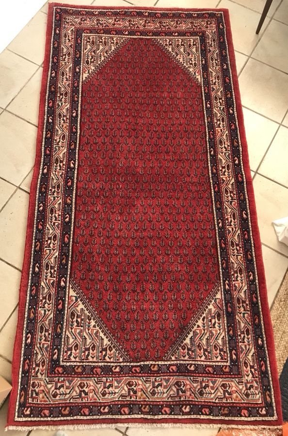 Persian hand knotted rug