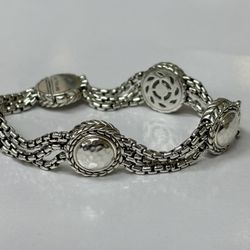 John Hardy Sterling Silver Unisex Bracelet 8” inches