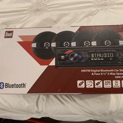 Dual Bluetooth radio with speakers