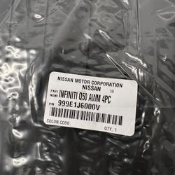 BRAND NEW 2018-2022 INFINITI Q50 RUBBER FLOOR MATS AND USED RUBBER TRUNK MAT