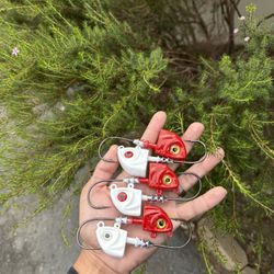 Custom Jigs Heads For Rockfish, Lingcod, Halibut, Striper