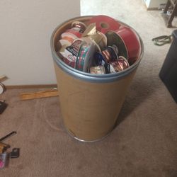 Huge Barrel Full Of Ribbon 100's Of Rolls