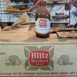 Blitz Weinhard Beer Bottles Collectors Antique