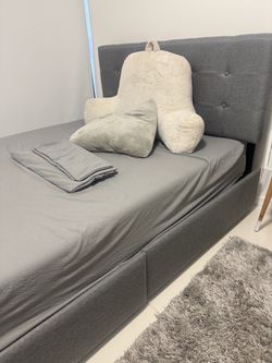 Bed &  mattress  with Bed Frame