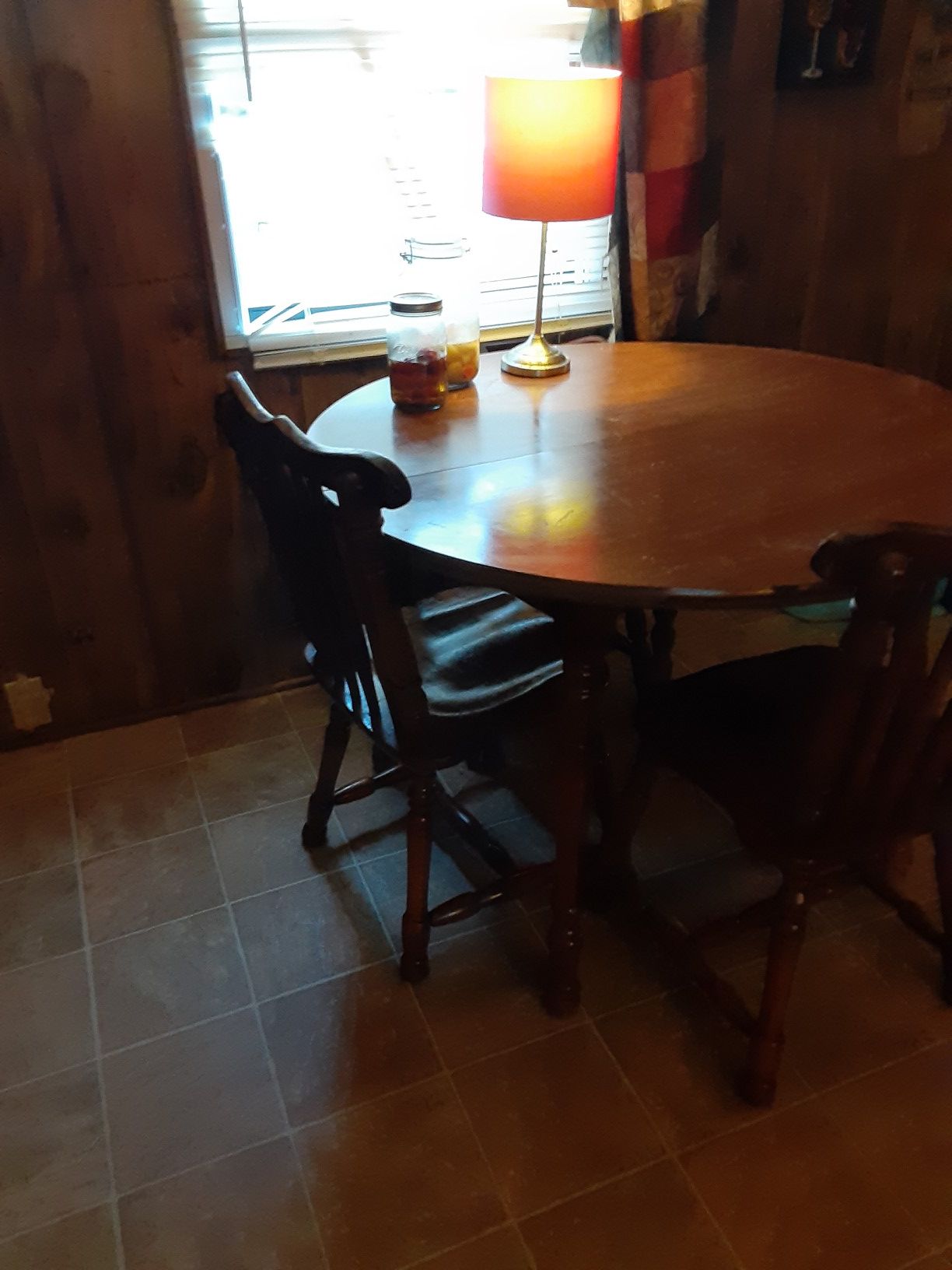 Table and chairs