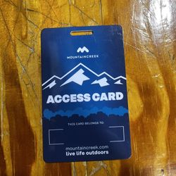 Selling Mountain Creek Season Pass 2024 