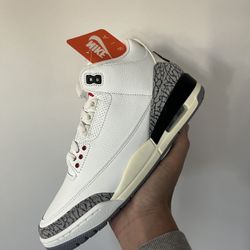 Jordan 3 White Cement Reimagined Size 9.5 And 9 Available Tomorrow