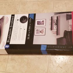 New Studio Sync Wireless Bluetooth USB Speaker Wall Shelf w/ Speakers 35.4"