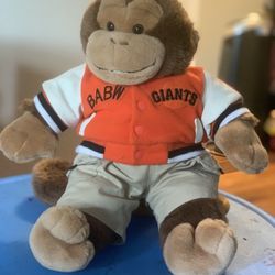 18’’ Giants Baseball Monkey Stuffed Animal 