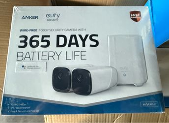 (NEW) Anker EufyCam 2 1080p 2-Cam Wireless Home Security Camera System