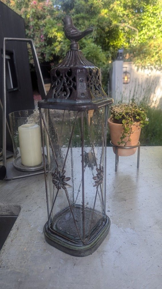 Candle Holder; Glass Atrium