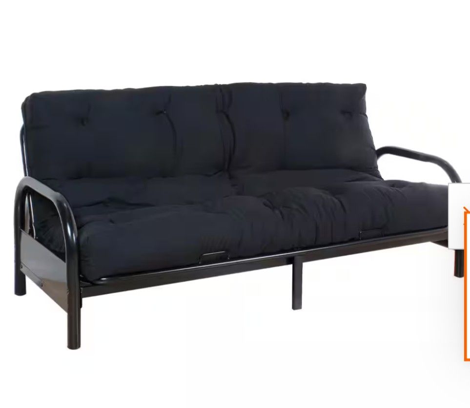 Futon With Mattress & Matching Coffee Table