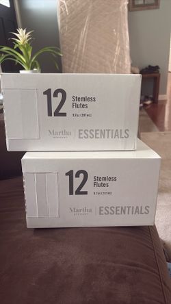 Stemless Glass Flutes