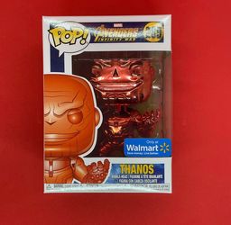Thanos Red Chrome Pop #289 Funko Marvel Avengers Infinity War WalMart Exclusive