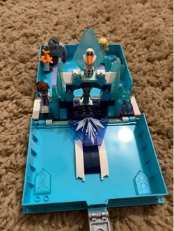 LEGO Disney Frozen 2 Elsa and The Nokk Storybook Adventures Building Toy 43189.  Instruction manual included, but no box.   Open book measuring over 9
