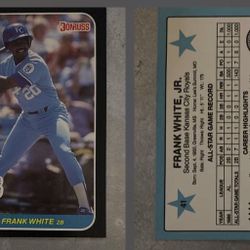 Donruss 1988 Frank White Kansas City Royals Base Set #75 MLB Baseball Card