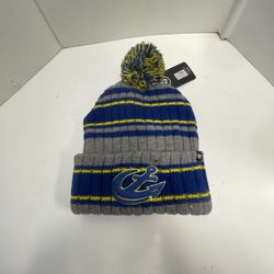 Maine Maritime Academy Mariners Pom Pom Winter Hat Cap ‘47 Brand - Brand New