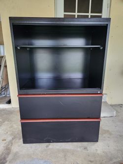 2 Drawer 36" Lateral File Metal Cabinet Soft Close