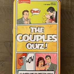 The couples Quiz Card Game Board Game
