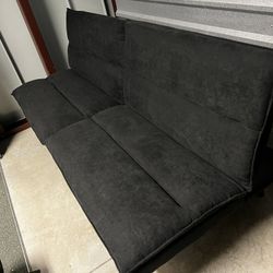 Mainstays Pillow Top Futon 71.25in, Charcoal