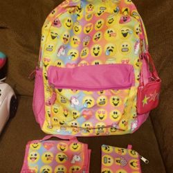 Backpack, Lunch Bag, Pencil Pouch Bundle 