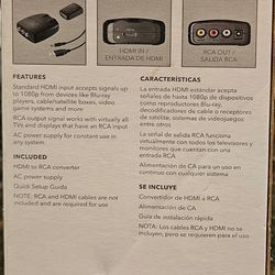 HDMI to RCA Converter