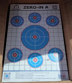Target practice sheets - 8 pack bundle (25 sheets per pack)