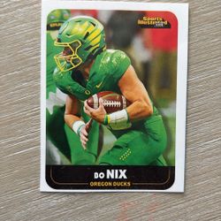 Sports Illustrated Card - Bo Nix College 