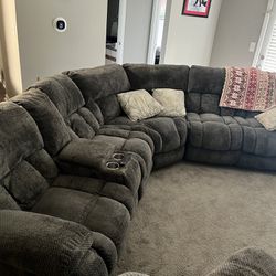 Sectional Couch And Recliner