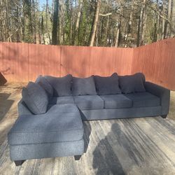 Dark blue 2-Piece sectional