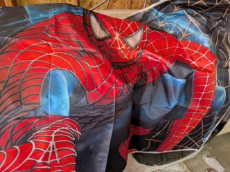 Spiderman wall decor and banner