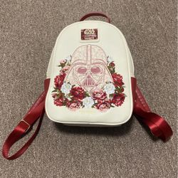 Loungefly - Star Wars Darth Vader Floral Mini Backpack 