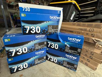 Lot of new Brother TN 730 black toner