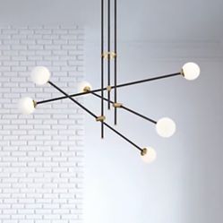 Midcentury Modern Chandelier By George Kovacs