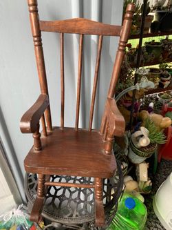 Vintage Rocking chair for doll or for garden decor