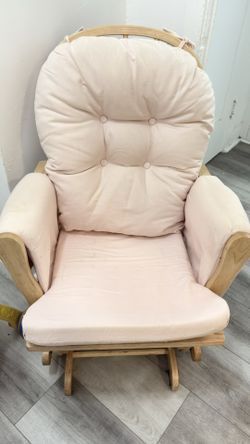 Pink Cushion Rocking Chair