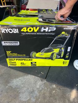 Ryobi 40V HP Brushless 20" Self-Propelled Lawn Mower
