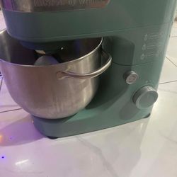 Whall Kinfai Electric Kitchen Stand Mixer Machine with 4.5 Quart Bowl, Green