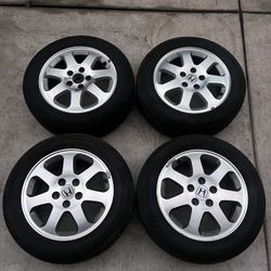 Set of 4 Honda civic accord Acura wheels rims and tires 5x114.3 5x4.5