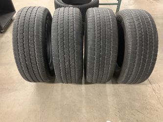 4 P275/65R18 Goodyear Wangler SRA used 