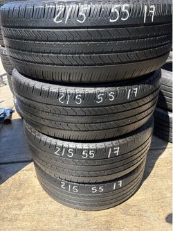 215/55r17 Four Michelin Tires Available