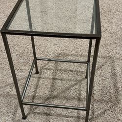 Glass top Nightstand 